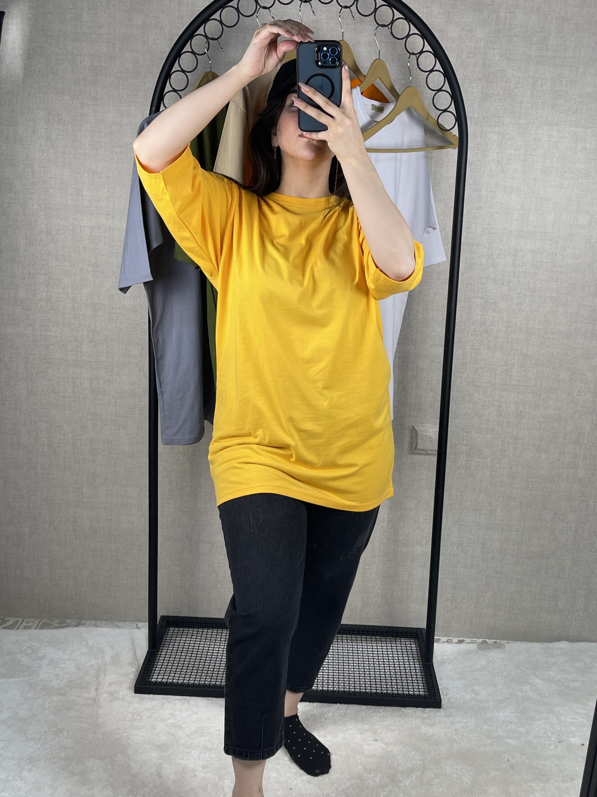 تیشرت لانگ ساده