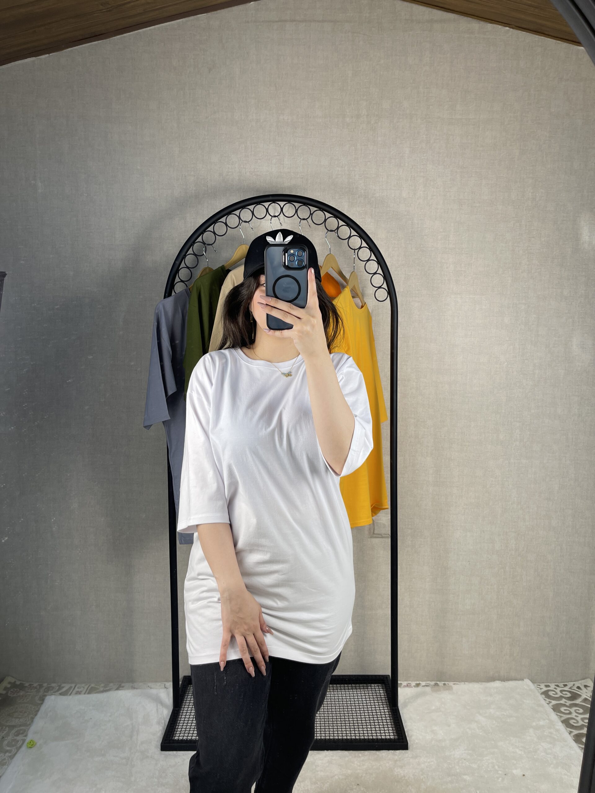 تیشرت لانگ ساده