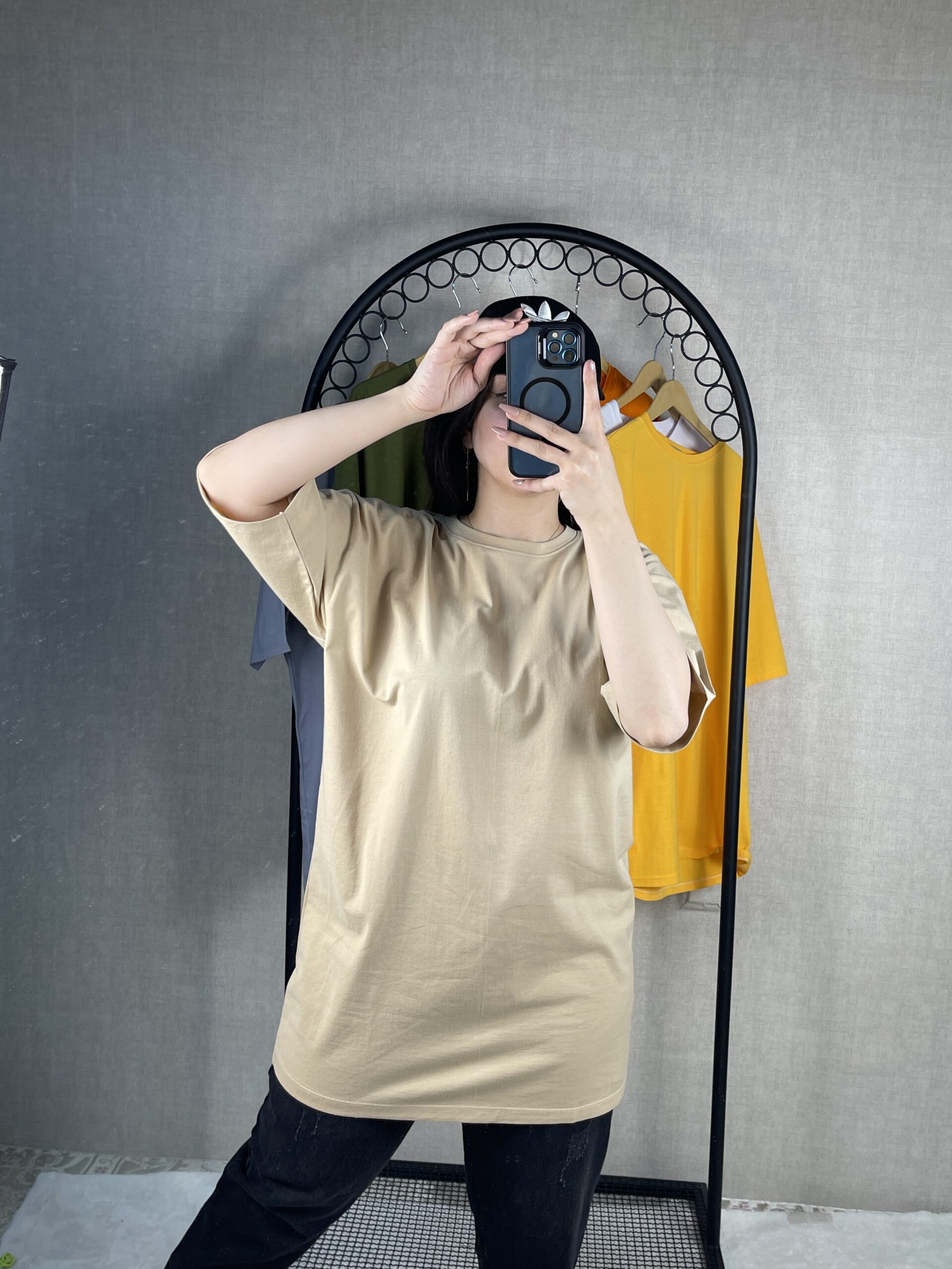 تیشرت لانگ ساده