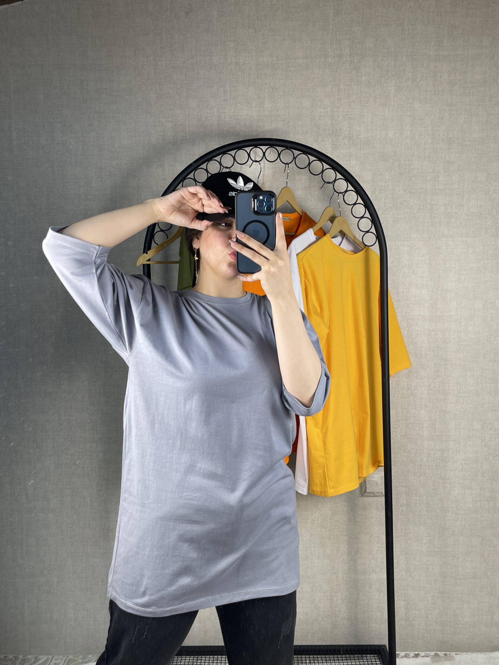 تیشرت لانگ ساده