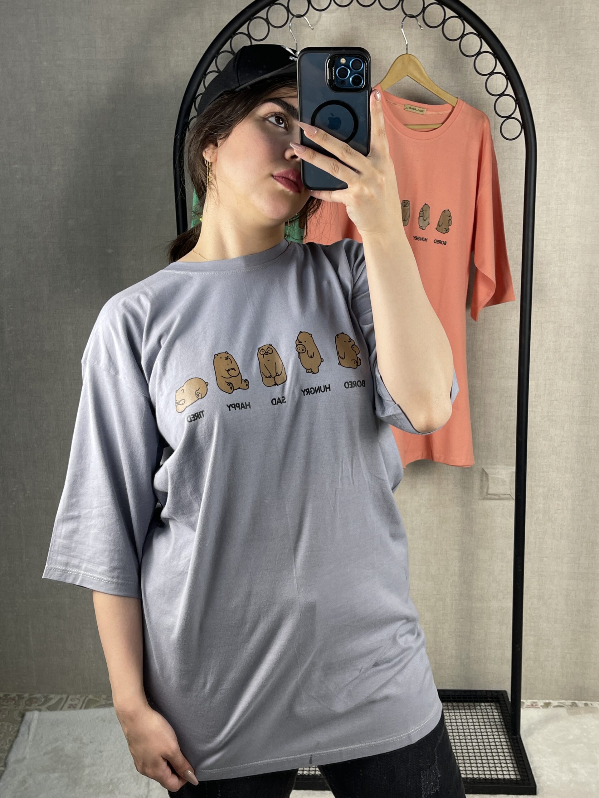 تیشرت لانگ خرسی