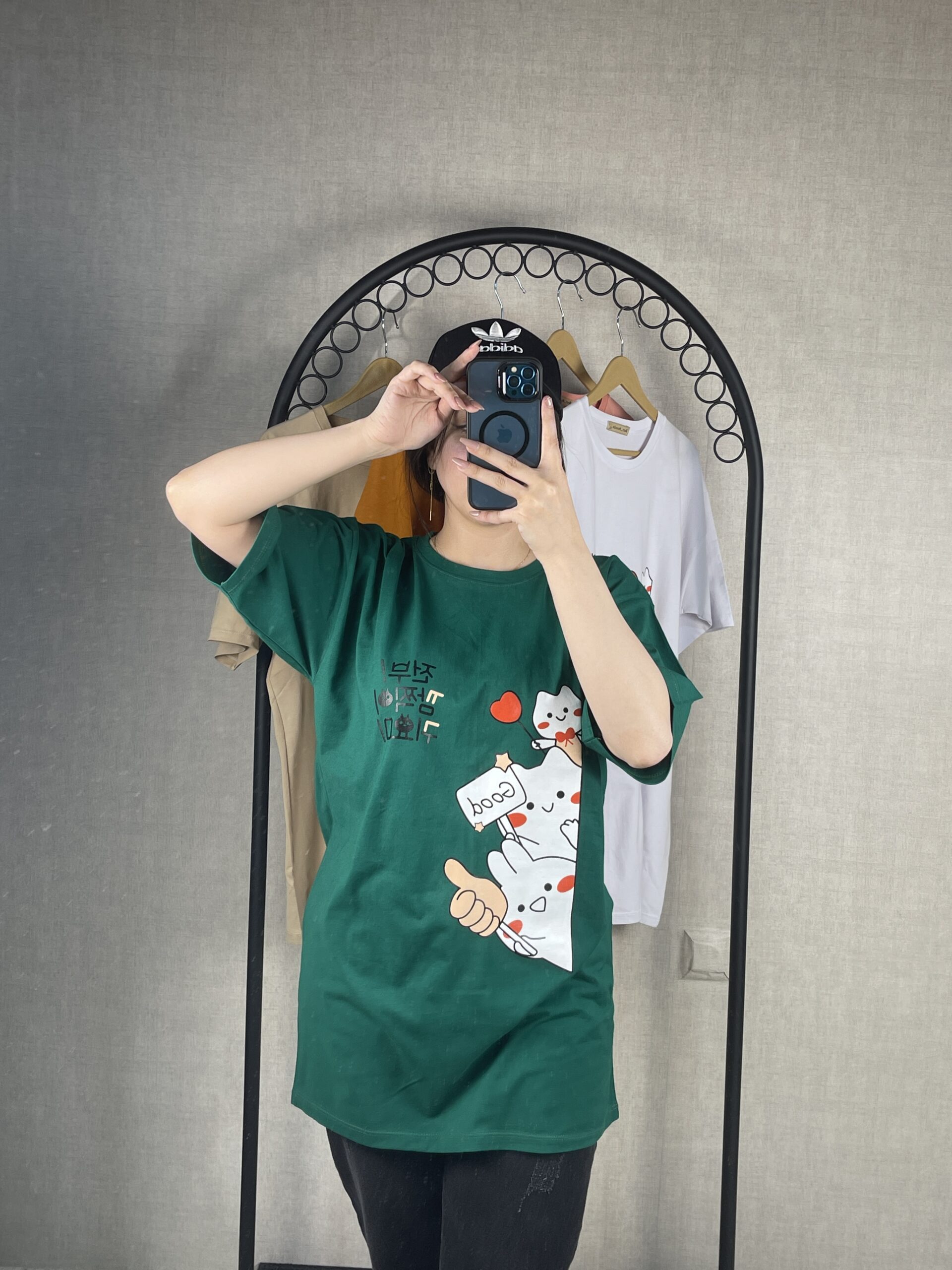 تیشرت لانگ گربه ای