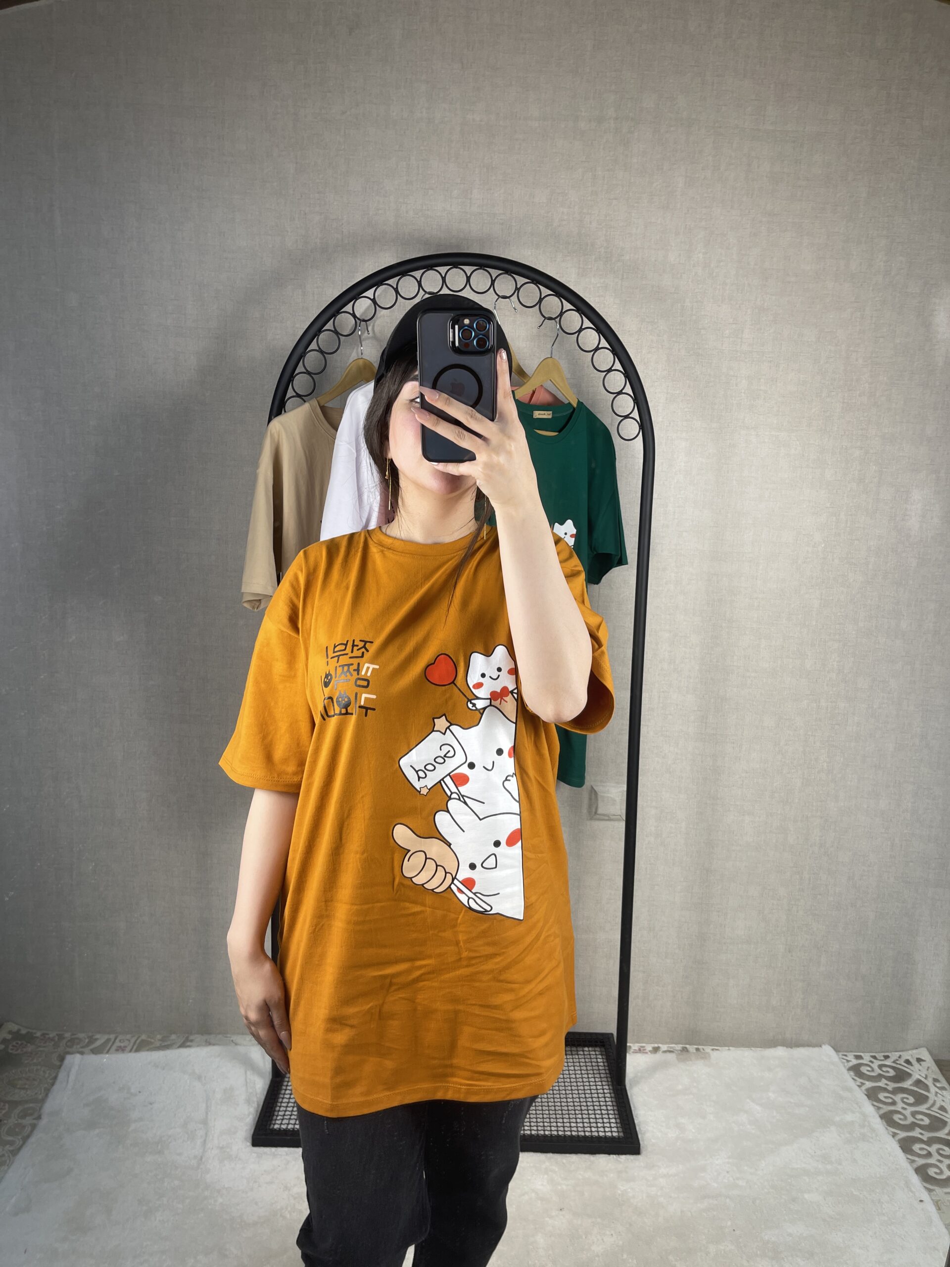 تیشرت لانگ گربه ای