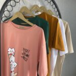 تیشرت لانگ گربه ای