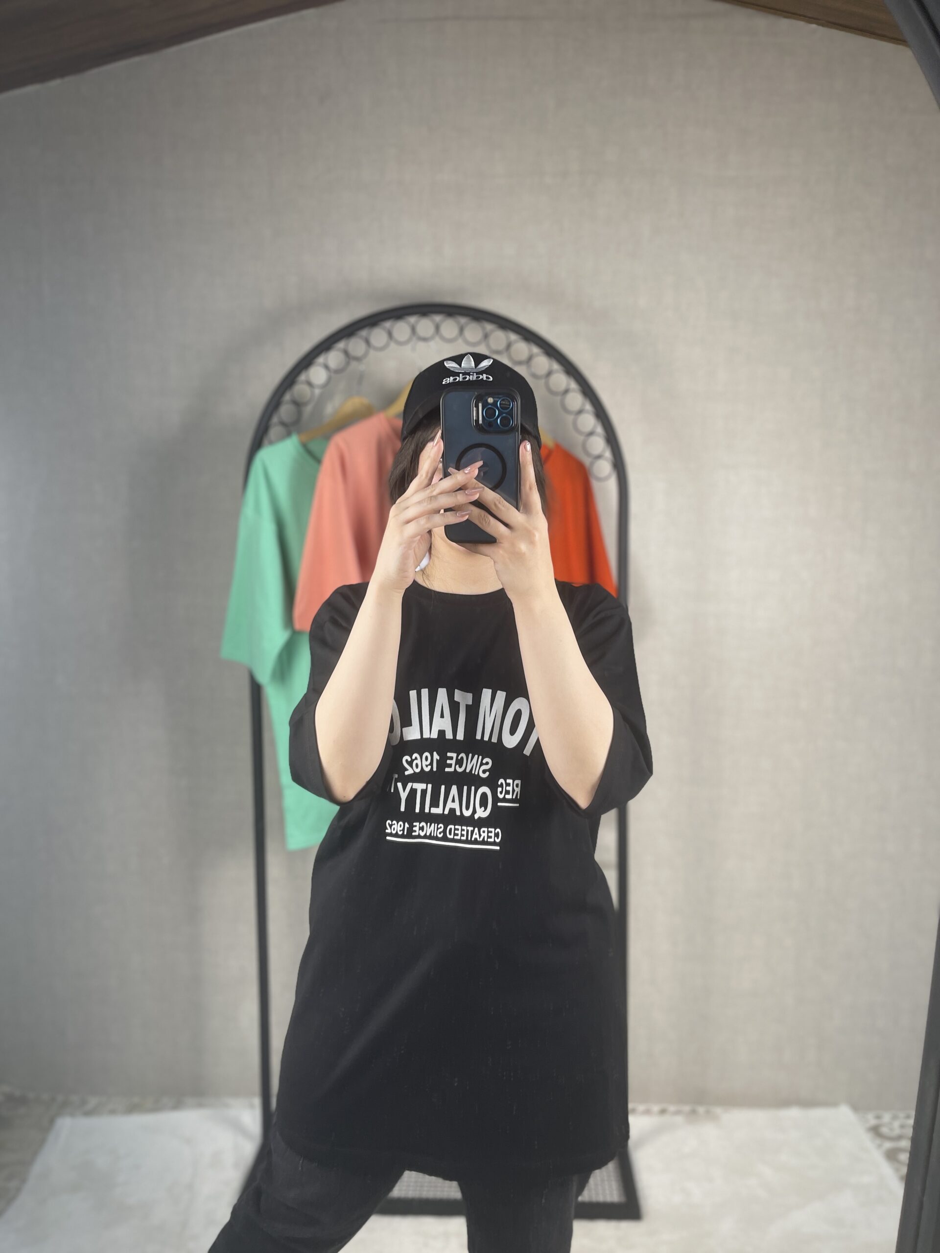 تیشرت لانگ نوشته ای