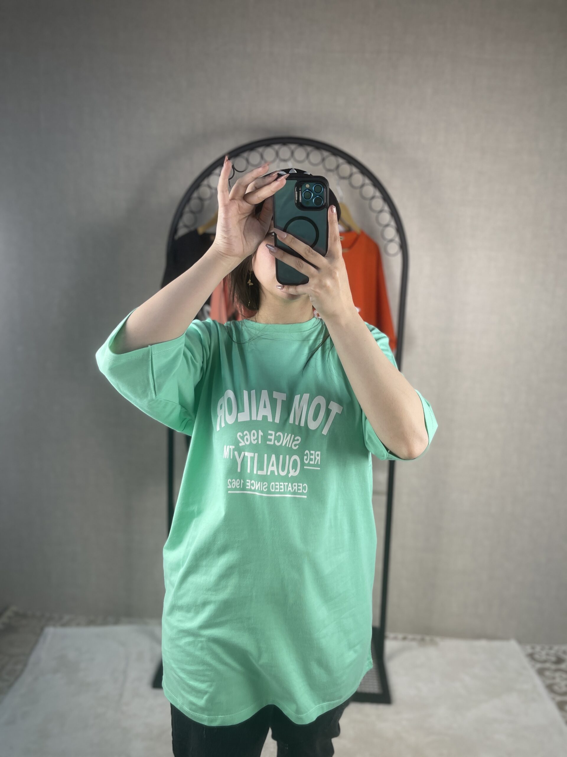 تیشرت لانگ نوشته ای