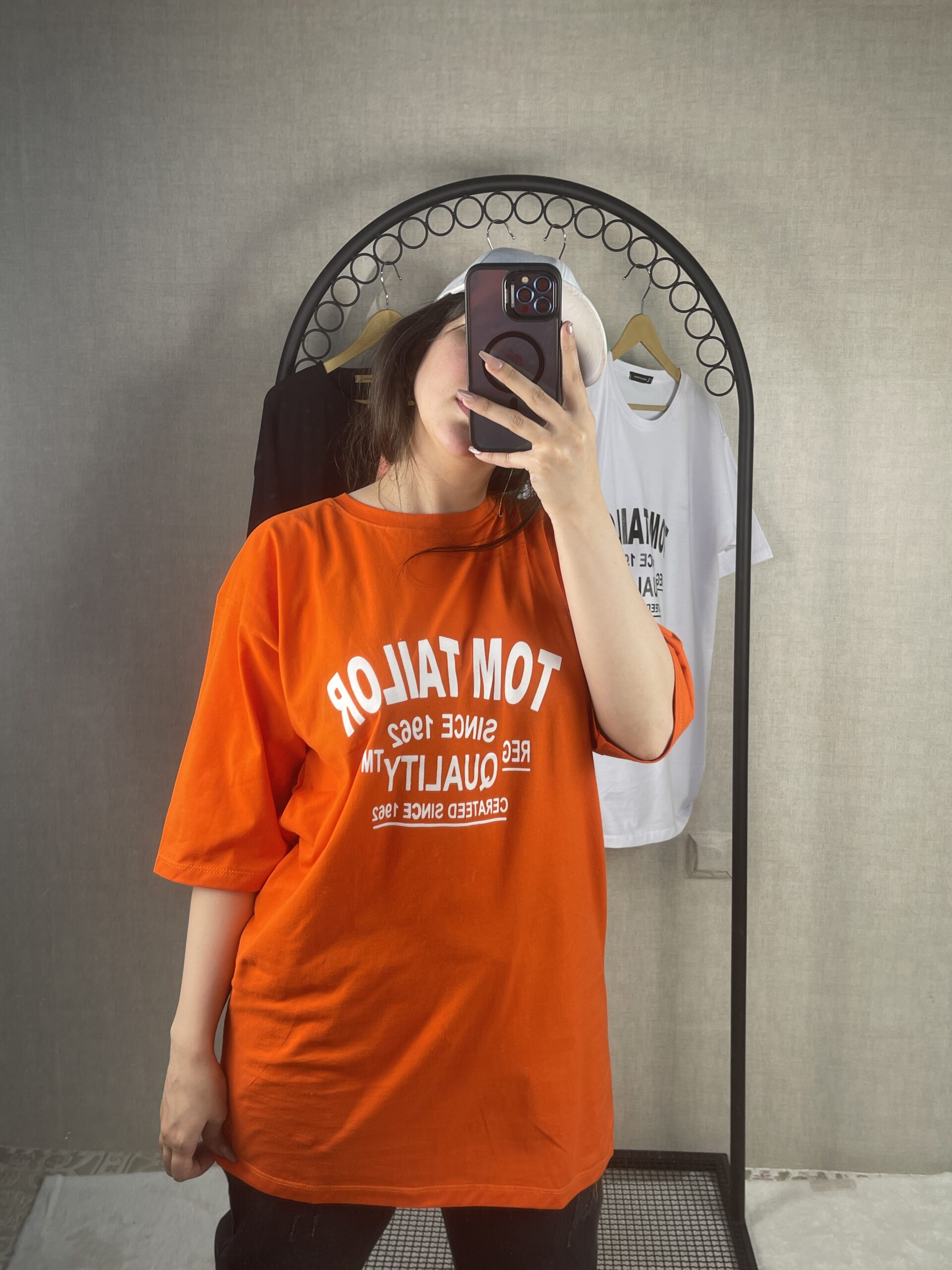 تیشرت لانگ نوشته ای