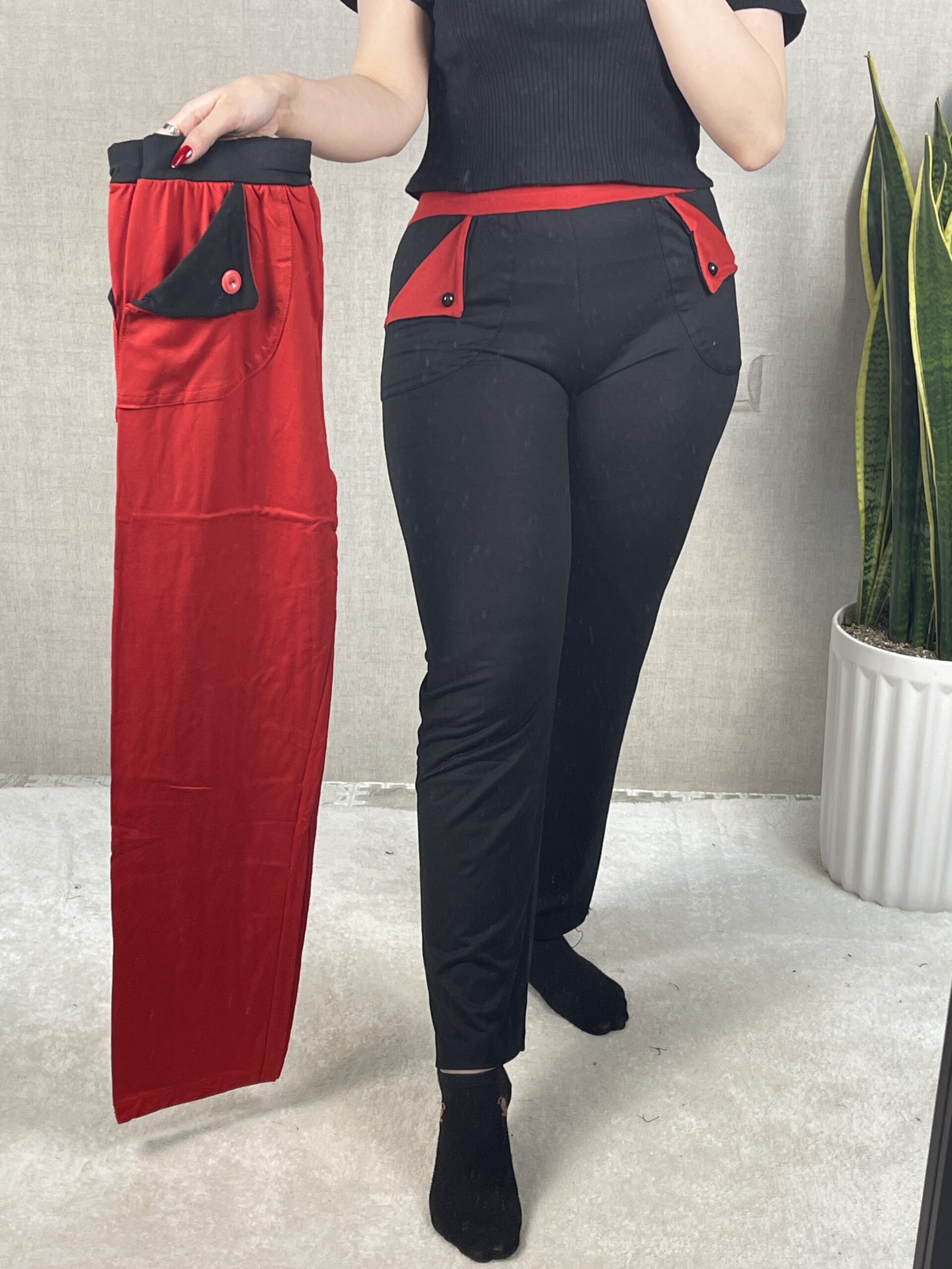 شلوار راحتی نخی