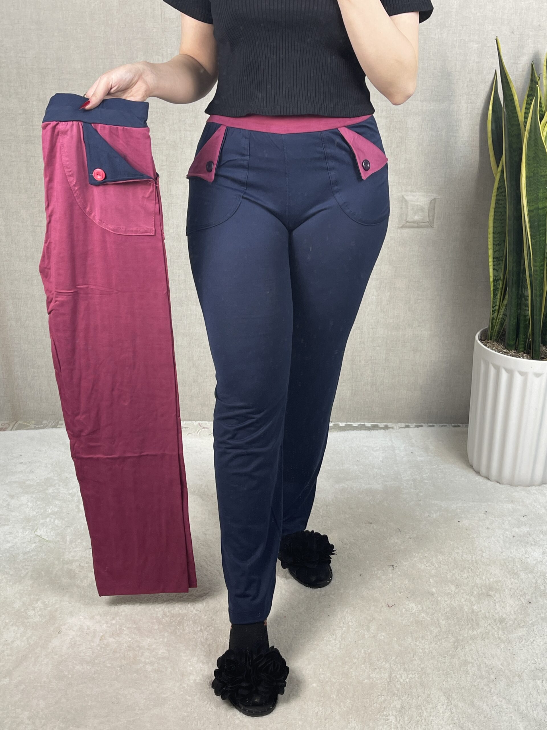 شلوار راحتی نخی