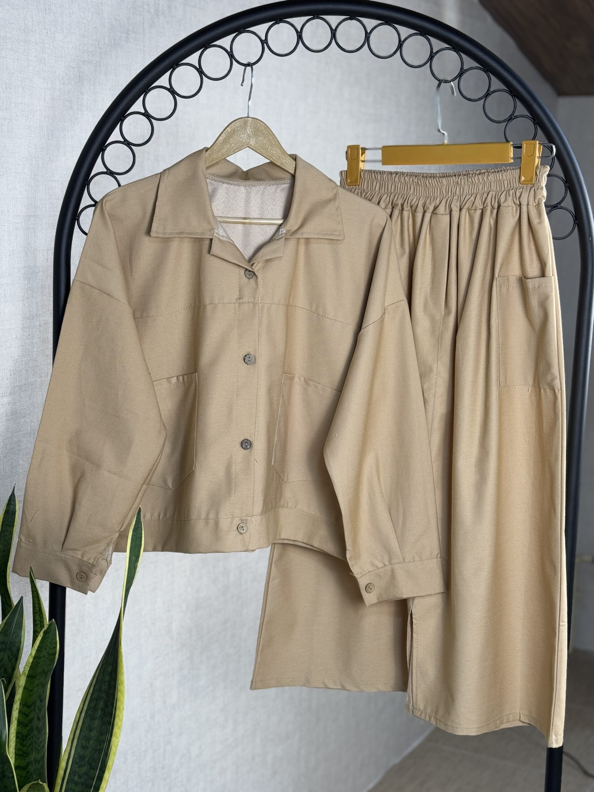 کت و دامن کتان