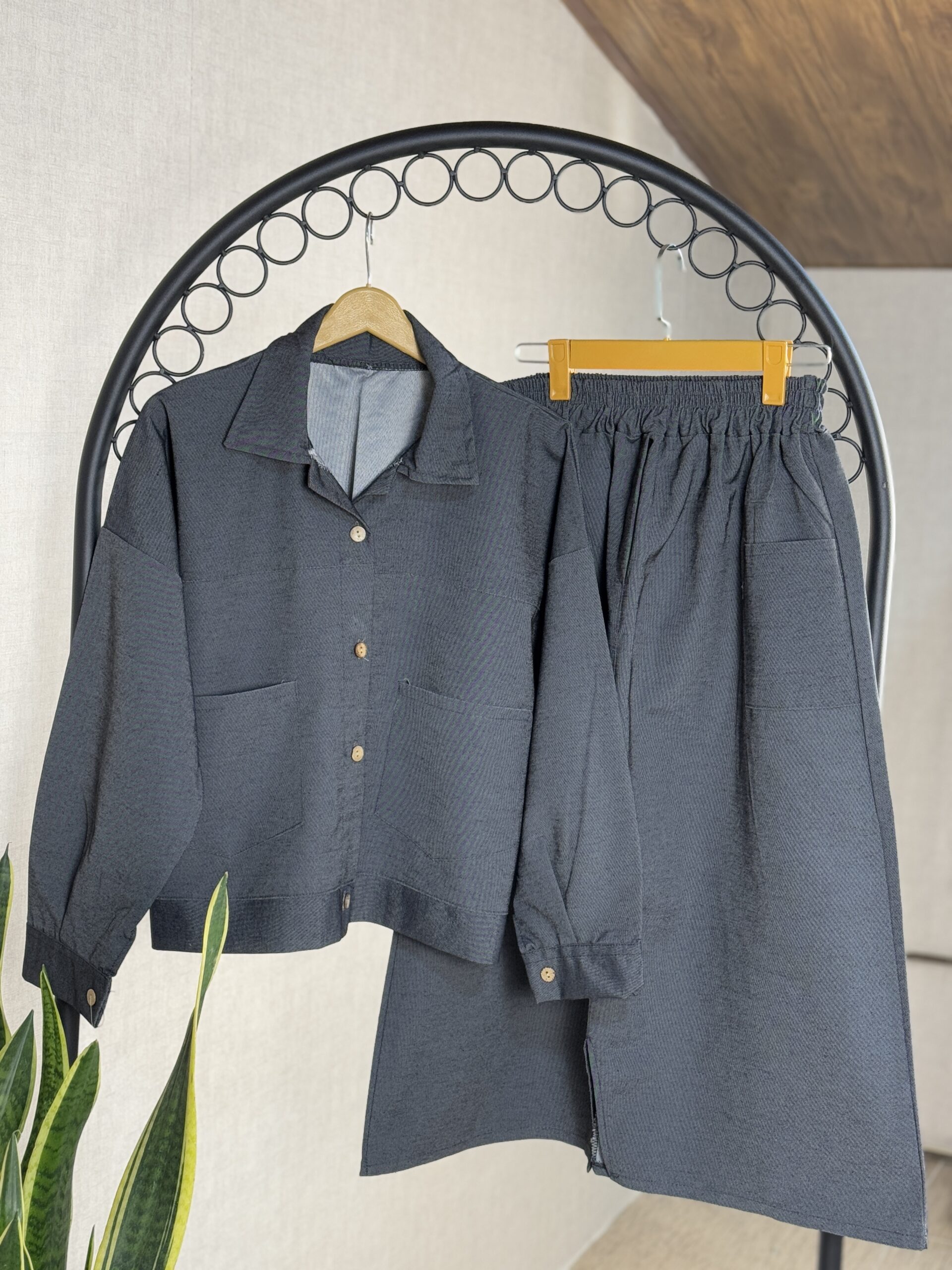 کت و دامن کتان