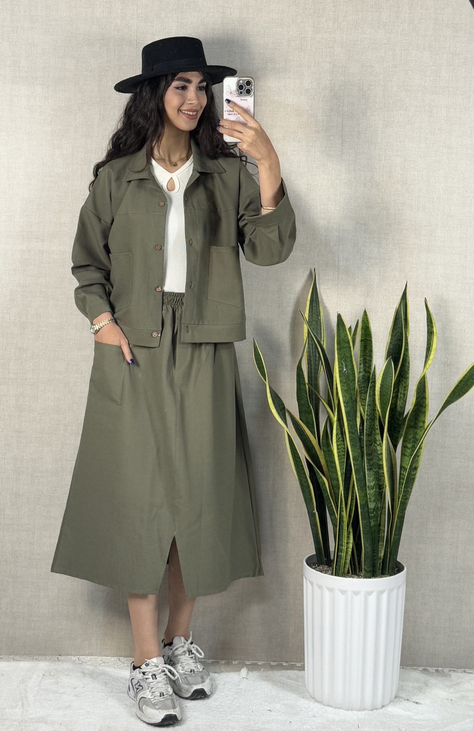 کت و دامن کتان