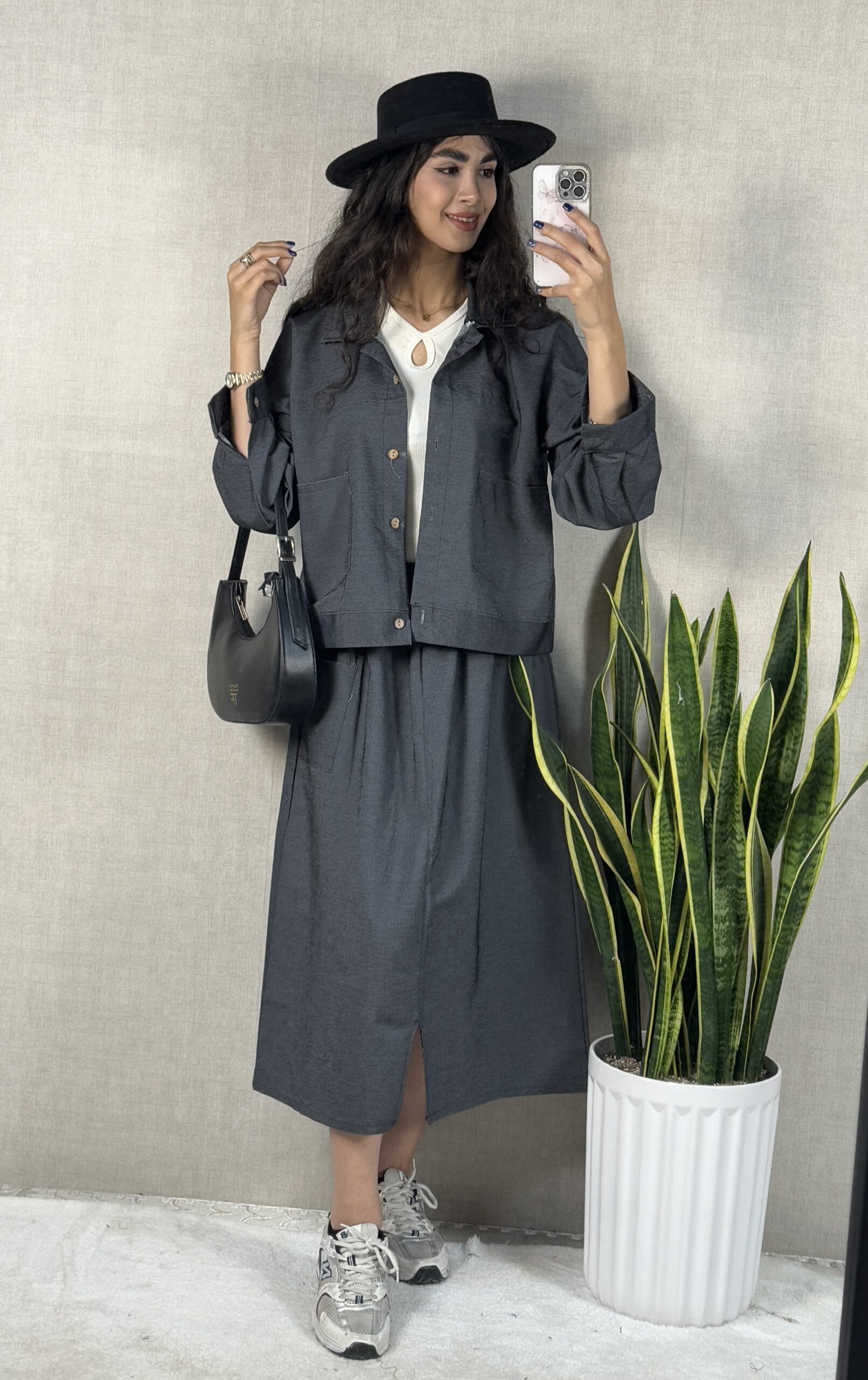 کت و دامن کتان