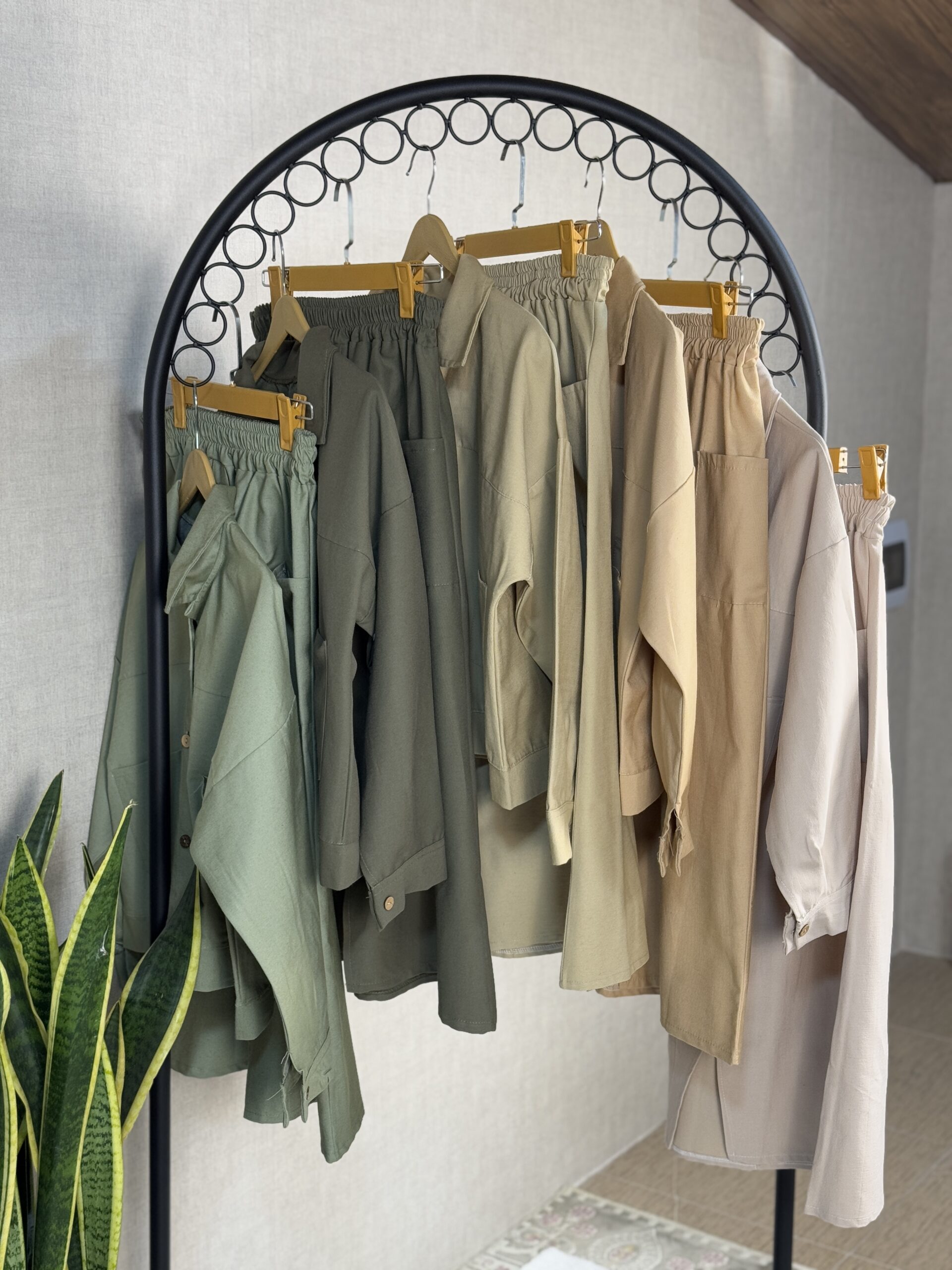 کت و دامن کتان