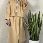 کت و دامن کتان