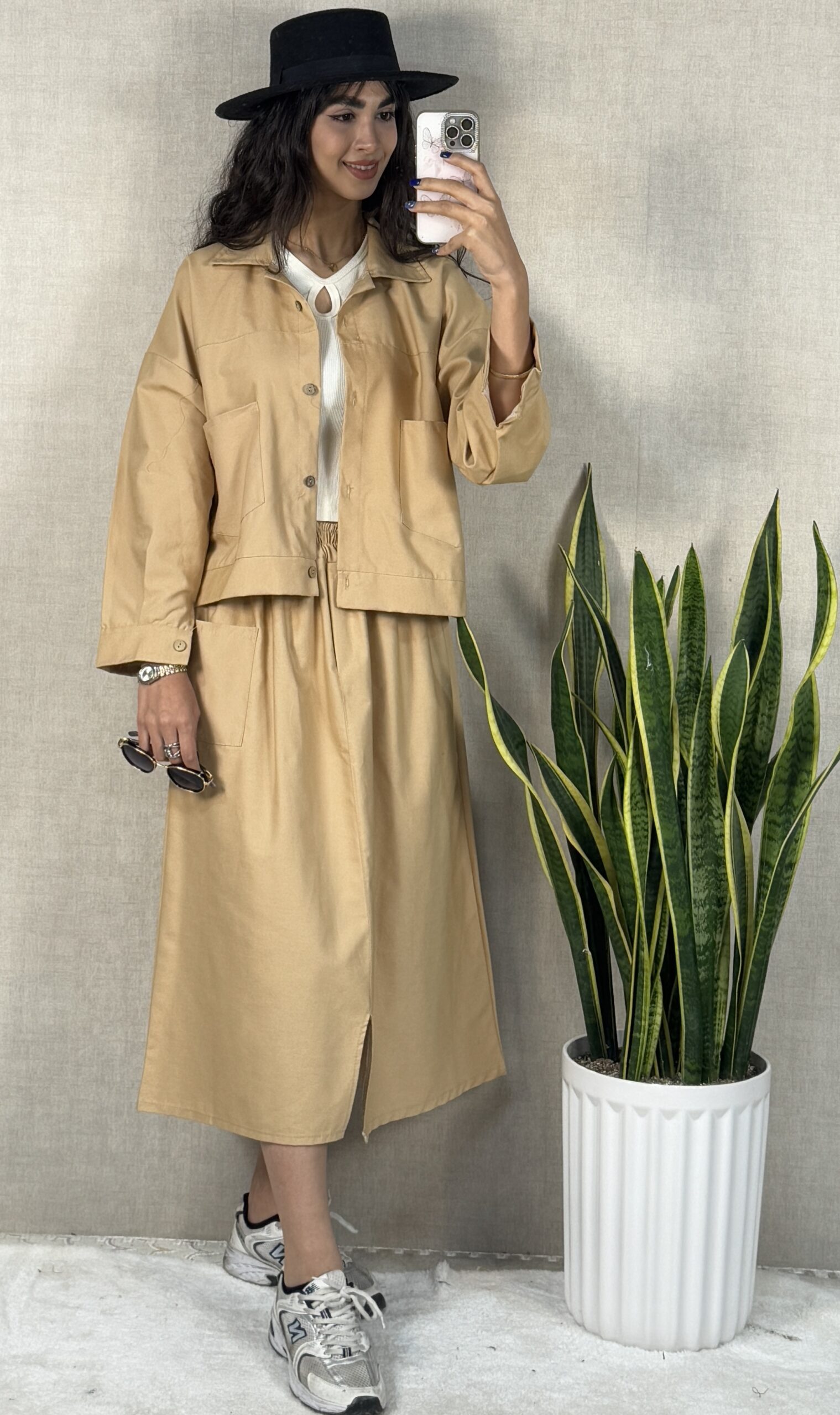 کت و دامن کتان