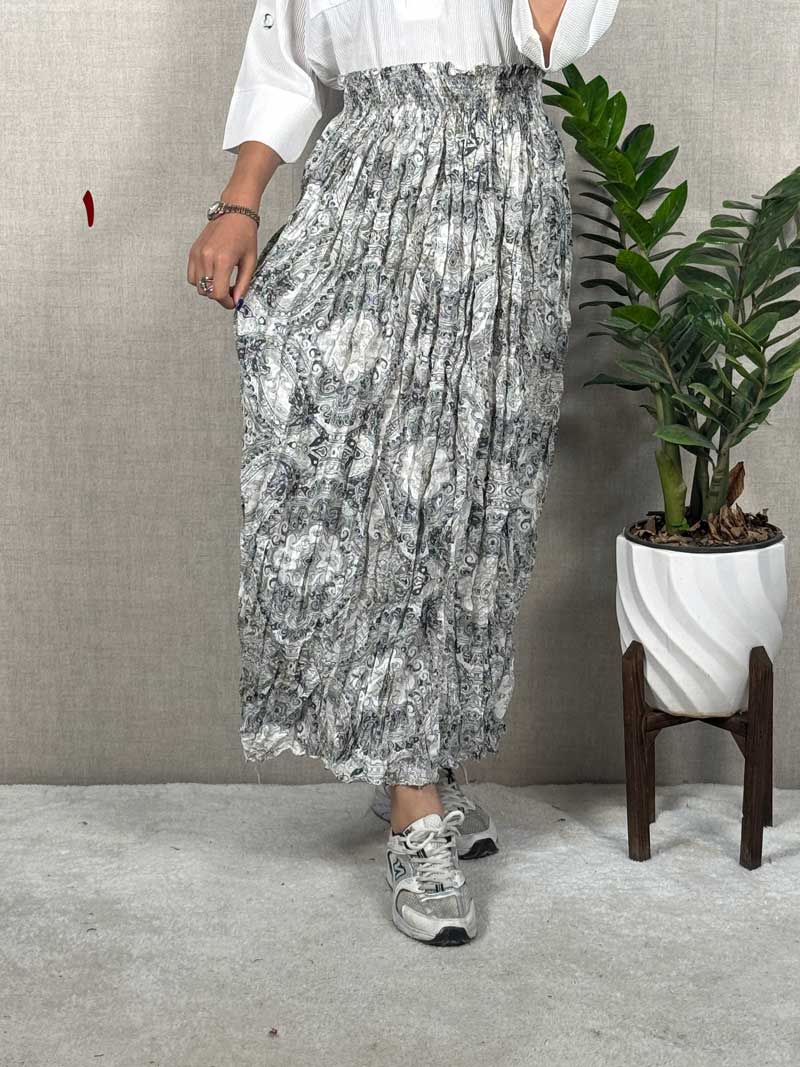 دامن نخی چروک