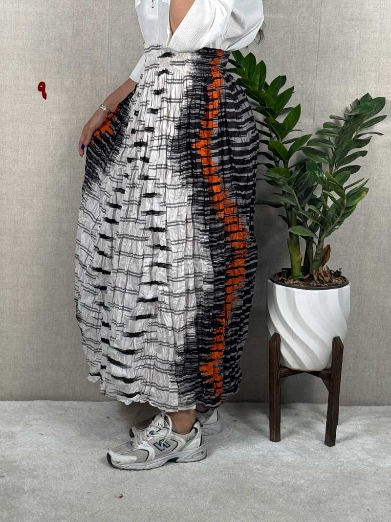 دامن نخی چروک