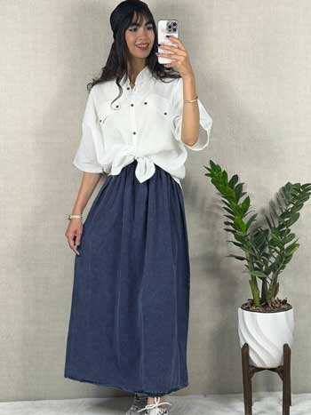 دامن طرح جین