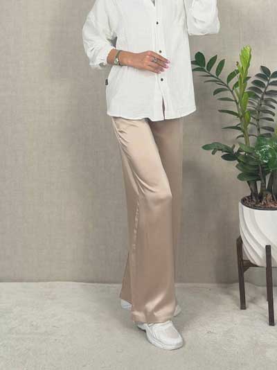 شلوار سیلک بگ