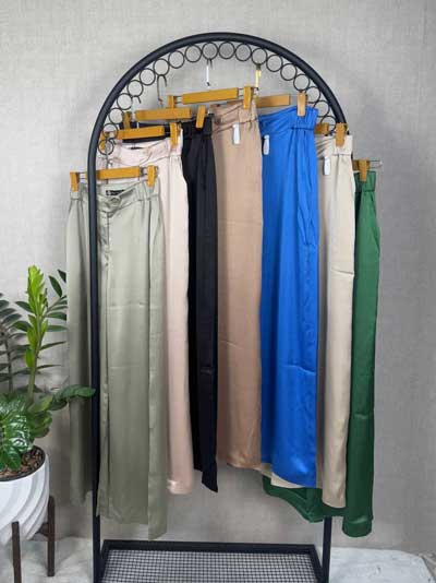 شلوار سیلک بگ