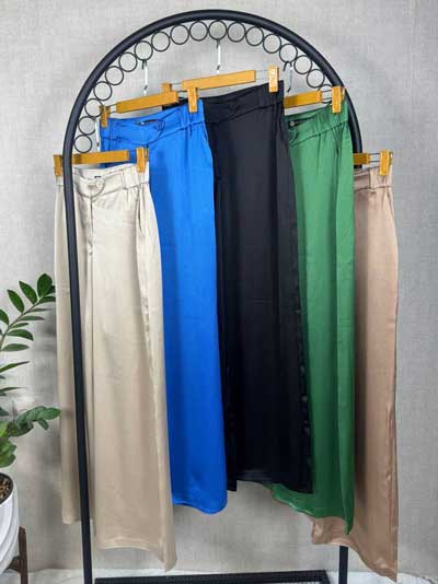 شلوار سیلک بگ