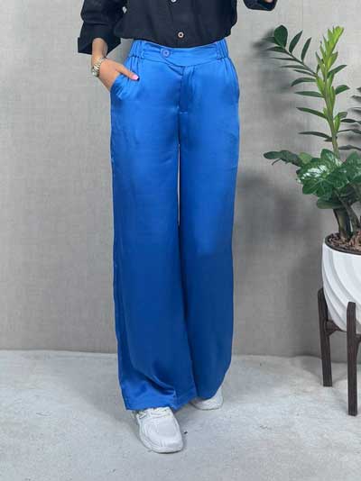 شلوار سیلک بگ