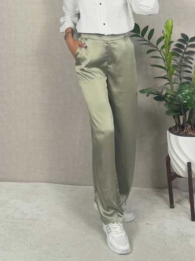 شلوار سیلک بگ