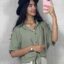 خرید بلوز گره ای لینن خنک خوش تن