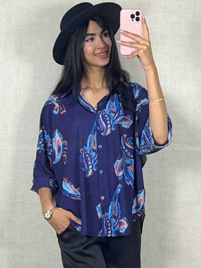 بلوز ترمه بوگاتی در رنگبندی و کیفیت بالا