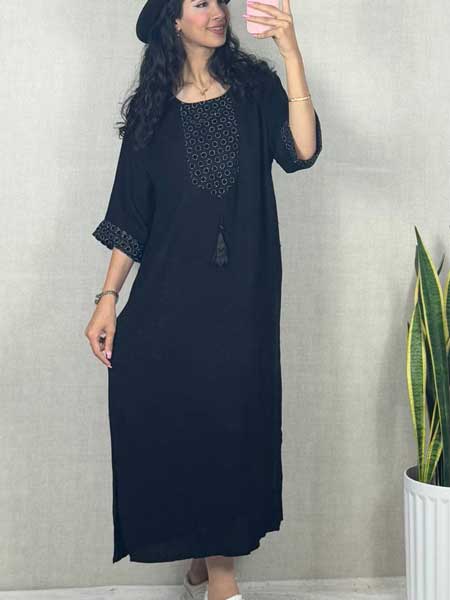 پیراهن مانتویی کفتان