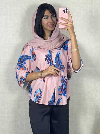 بلوز ترمه بوگاتی در رنگبندی و کیفیت بالا