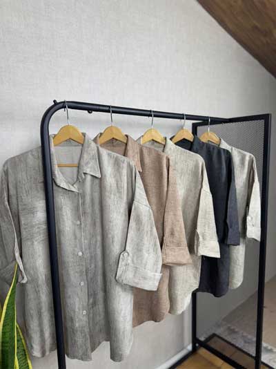 سفارش شومیز گازوئیلی شانتون از .ب سایت پوشاک پرنیان