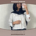 خرید آنلاین کراپ کت قیطان دوزه شده خوش تن