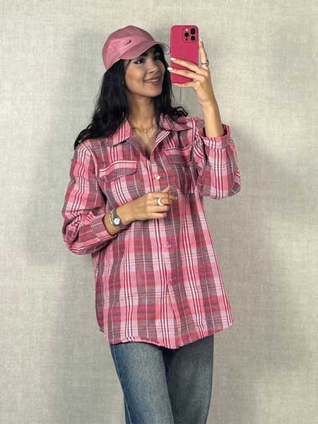 خرید آنلاین شکت چهارخونه پاییزی