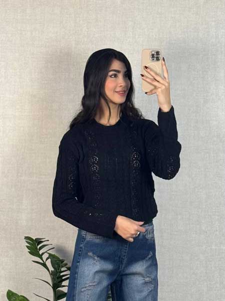 خرید بلوز و شلوار بافت برای بیرون