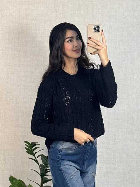 خرید بلوز و شلوار بافت برای بیرون