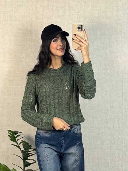 خرید بلوز و شلوار بافت برای بیرون