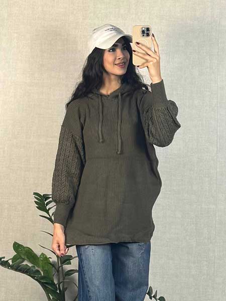 خرید هودی بافت بلند