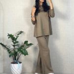 خرید بلوز و شلوار بافت برای بیرون