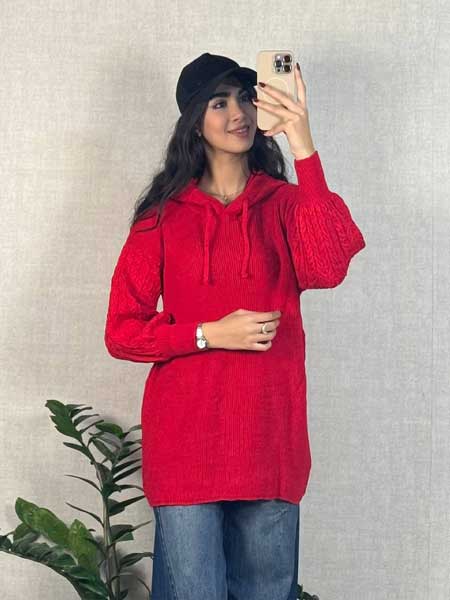 خرید هودی بافت بلند