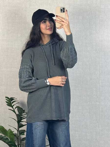 خرید هودی بافت بلند